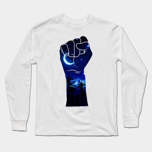 Hand of nature Long Sleeve T-Shirt